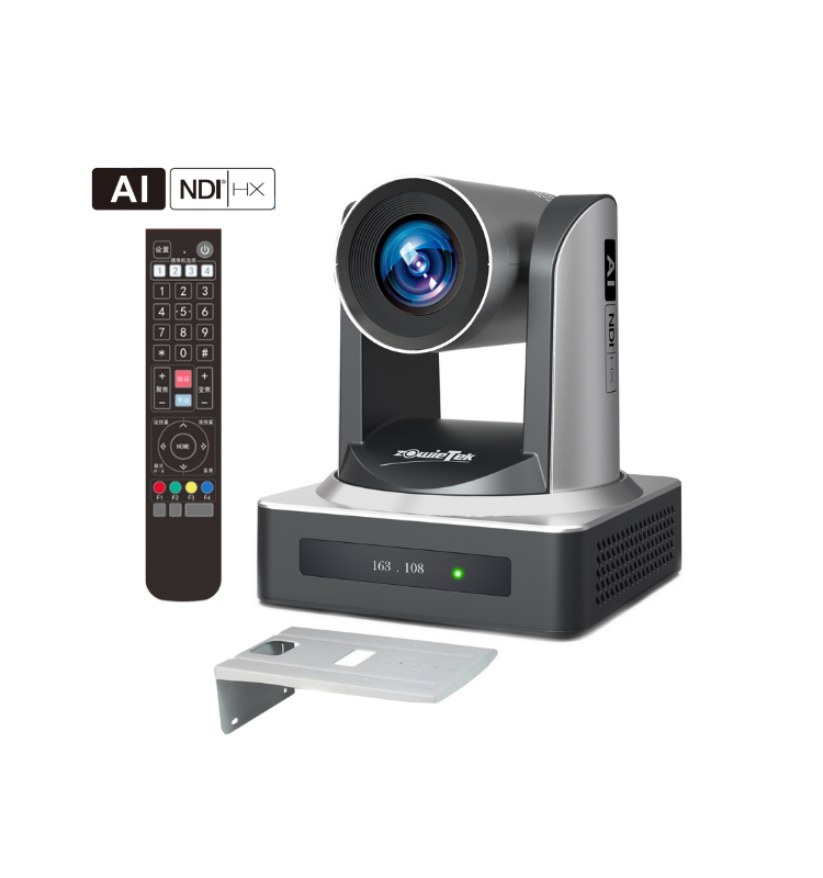 AI 云臺攝像機，支持NDI、SDI、HDMI、USB3.0輸出，支持AI自動追蹤與1080p60直播